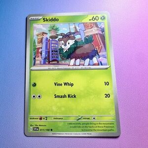 skiddo - 011/198 (common) — pokemon: scarlet & violet base set